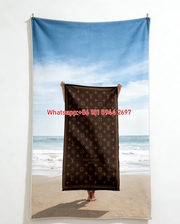 LV Monogram Beach Blanket Classic LV Throw 168